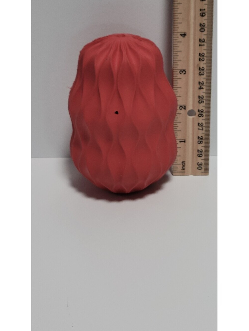 Red Textured Dog Toy